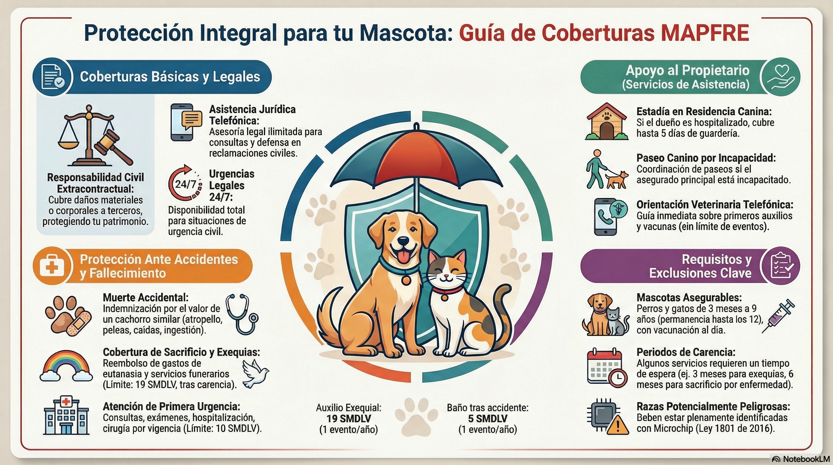 Checklist documentos póliza de Mascotas